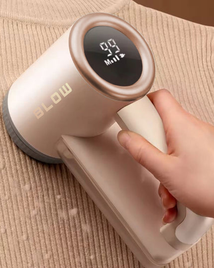 Galingas ir didelis modernus audinių skustuvas drabužiams, apmušalams, megztiniams, sofoms