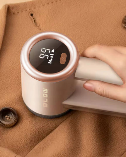 Galingas ir didelis modernus audinių skustuvas drabužiams, apmušalams, megztiniams, sofoms