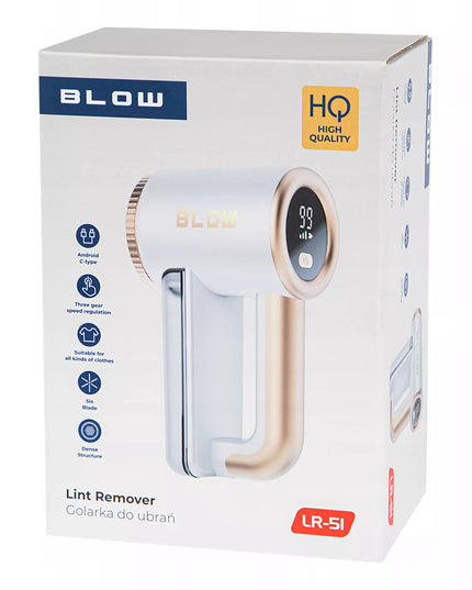 Drabužių ir baldų apmušalų pūkų rinkiklis BLOW LR-51, galingas ir modernus
