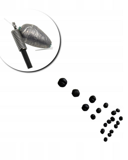 Paruoštas Žvejybos Rinkinys vandeniui: tinklas, masalai, kabliukai, stoperiai