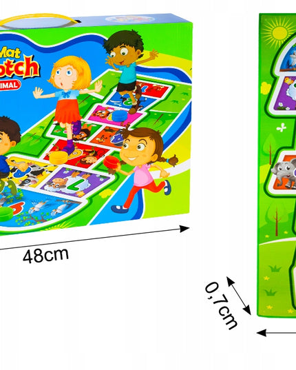 Žaidimas "Klasės" - didelis kilimėlis vaikams šokinėjimui, kultinis vikrumo žaidimas