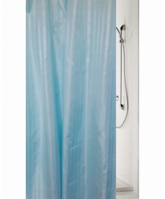 Stora dušo užuolaida Sealskin poliesterinė 180x180 cm mėlynais dryžiais