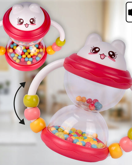 Barškučių ir kandiklių rinkinys - gyvūnėliai, 9 vnt. Mažyliui/Kūdikiui