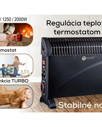 Mesko MS 7741B elektrinis konvektorinis šildytuvas 2000W su laikmačiu