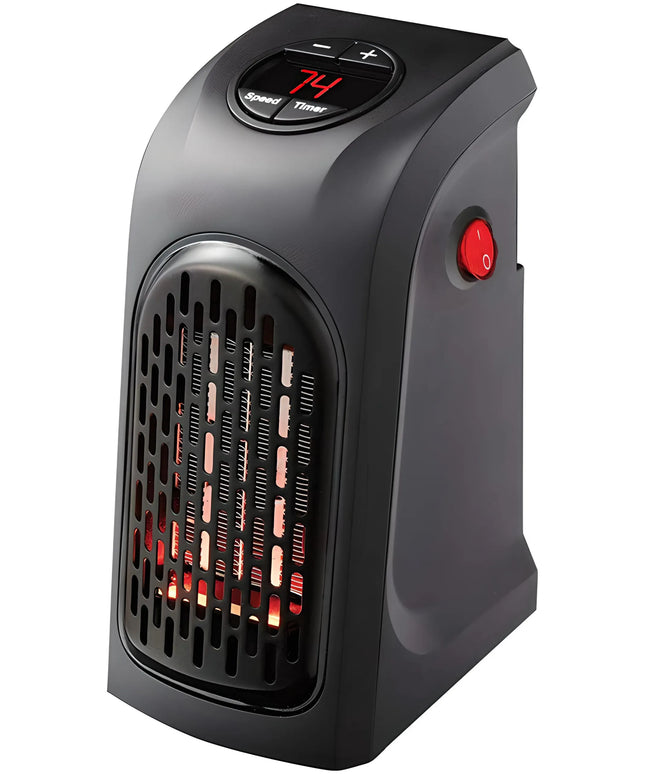 RETOO E192 elektrinis mini šildytuvas į rozetę, 400W su nuotolinio valdymo pulteliu