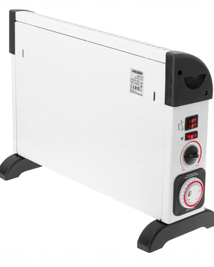 Energiją taupantis elektrinis konvektorius Mesko MS 7741W su ventiliatoriumi ir laikmačiu