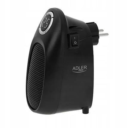 Kompaktiškas elektrinis kištukinis šildytuvas Adler Easy Heater 1500W