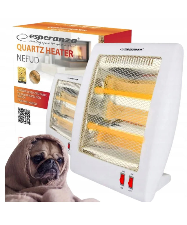 Esperanza VO0284 kvarcinis elektrinis halogeninis šildytuvas 400/800W