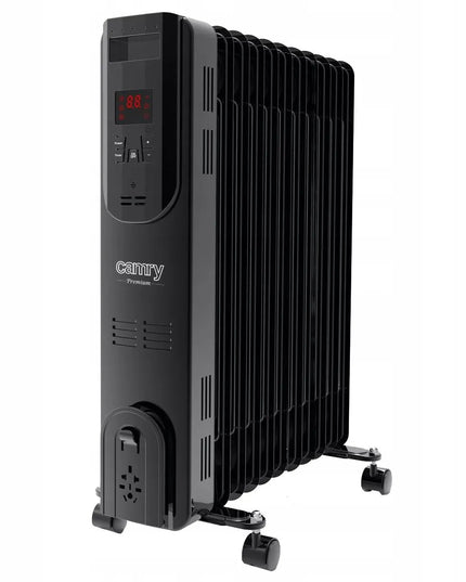 Alyvuotinis elektrinis radiatorius Camry CR7813, 2500 W, 11 briaunų, su nuotolinio valdymo pultu