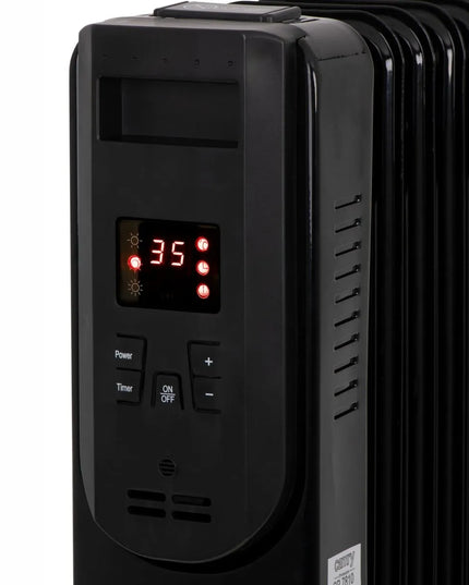 Alyvuotinis elektrinis radiatorius Camry CR7813, 2500 W, 11 briaunų, su nuotolinio valdymo pultu