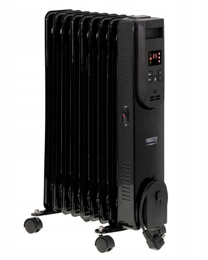 Alyvuotinis elektrinis radiatorius Camry CR7813, 2500 W, 11 briaunų, su nuotolinio valdymo pultu