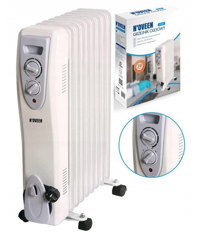 N'OVEEN OH9 alyvinis elektrinis radiatorius 2000W 9 sekcijų