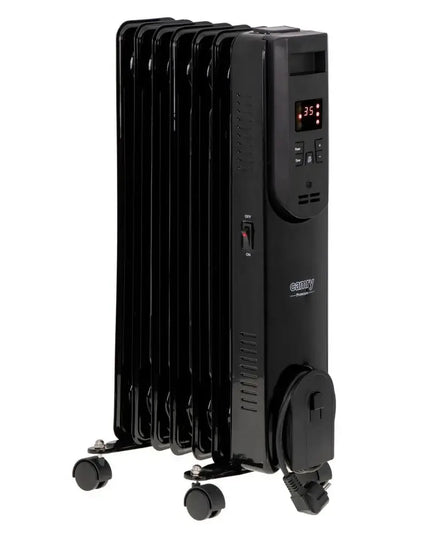 CAMRY CR7812 alyvinis radiatorius, 1500 W, juodas
