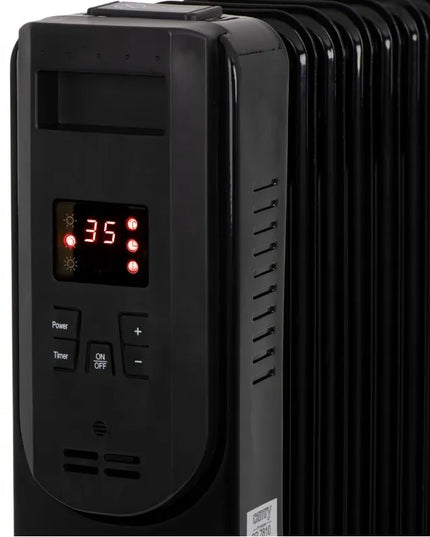 CAMRY CR7812 alyvinis radiatorius, 1500 W, juodas