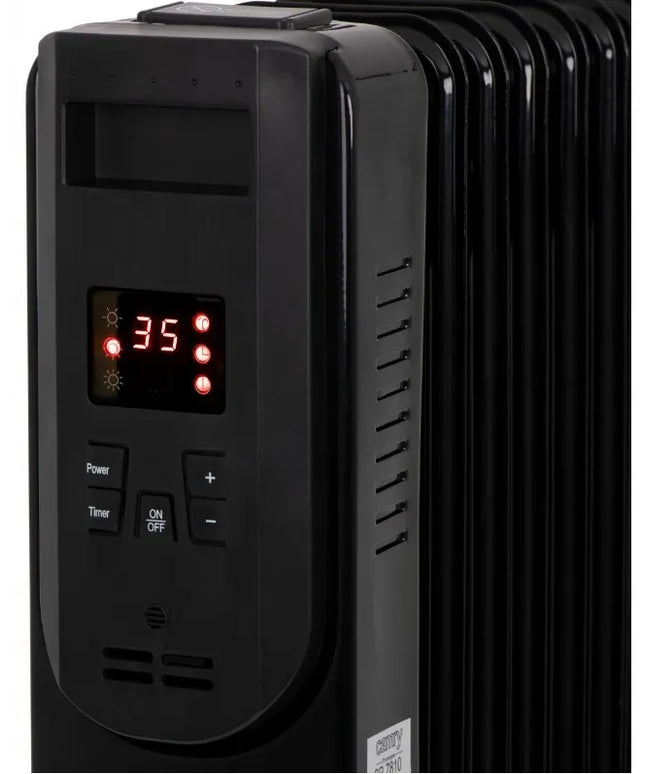 CAMRY CR7812 alyvinis radiatorius, 1500 W, juodas