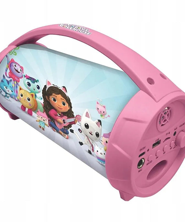 „Lexibook“ „Koci Domek Gabi“ „Bluetooth“ kolonėlė su karaoke mikrofonu, BTP585GDHZ