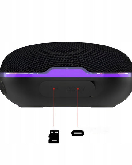 Mažas Nešiojamas Belaidis Bluetooth Garsiakalbis Boombox su FM radiju ir MP3, 13W