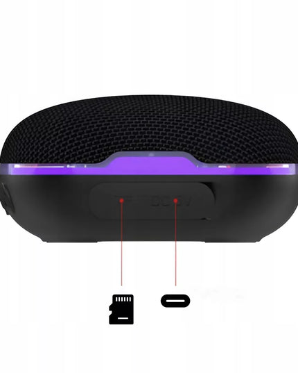 Zenwire mažas nešiojamas belaidis Bluetooth garsiakalbis Boombox su FM radiju ir MP3 13W