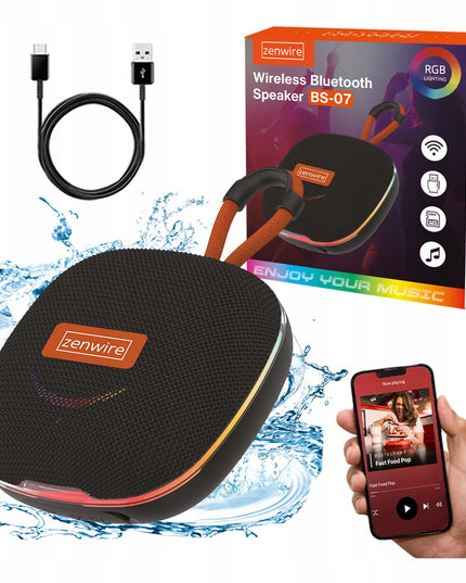 Mažas Nešiojamas Belaidis Bluetooth Garsiakalbis Boombox su FM radiju ir MP3, 13W