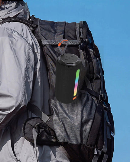 Nešiojamas „Bluetooth“ belaidis garsiakalbis su FM radiju, „Boombox“ tipo, MP3, 26W