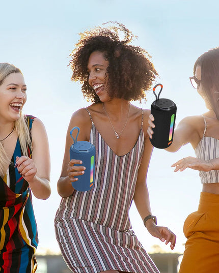 Nešiojamas „Bluetooth“ belaidis garsiakalbis su FM radiju, „Boombox“ tipo, MP3, 26W