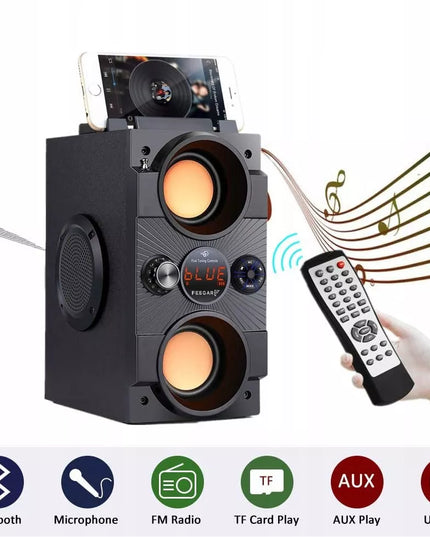 Nešiojamas Bluetooth garsiakalbis Feegar Dance 4000mAh Radijas USB SD AUX 3,5 mm lizdas