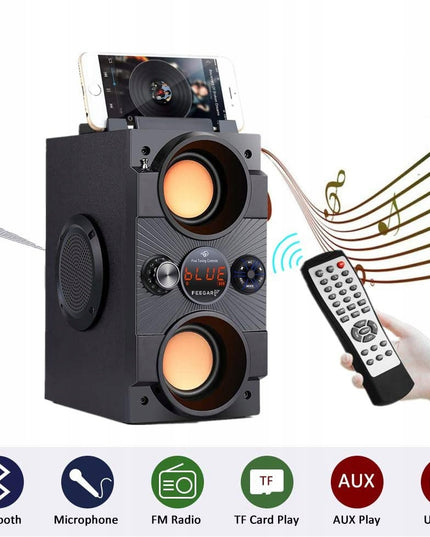 Nešiojamas Bluetooth garsiakalbis Feegar Dance 4000mAh Radijas USB SD AUX 3,5 mm lizdas