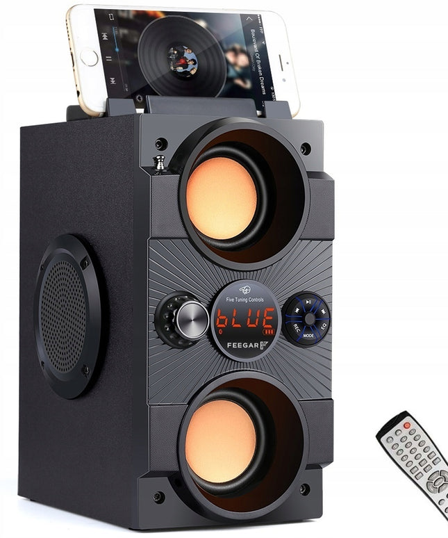 Nešiojamas Bluetooth garsiakalbis Feegar Dance 4000mAh Radijas USB SD AUX 3,5 mm lizdas