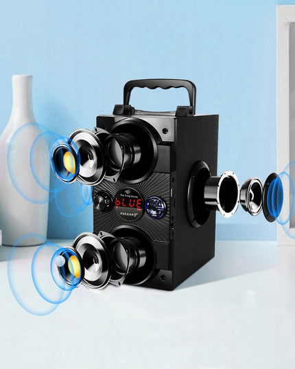 Nešiojamas Bluetooth garsiakalbis Feegar Dance 4000mAh Radijas USB SD AUX 3,5 mm lizdas