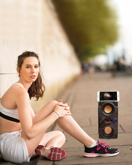 Nešiojamas Bluetooth garsiakalbis Feegar Dance 4000mAh Radijas USB SD AUX 3,5 mm lizdas