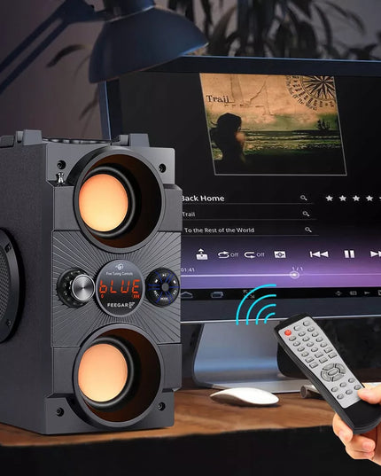Nešiojamas Bluetooth garsiakalbis Feegar Dance 4000mAh Radijas USB SD AUX 3,5 mm lizdas