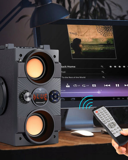 Nešiojamas Bluetooth garsiakalbis Feegar Dance 4000mAh Radijas USB SD AUX 3,5 mm lizdas