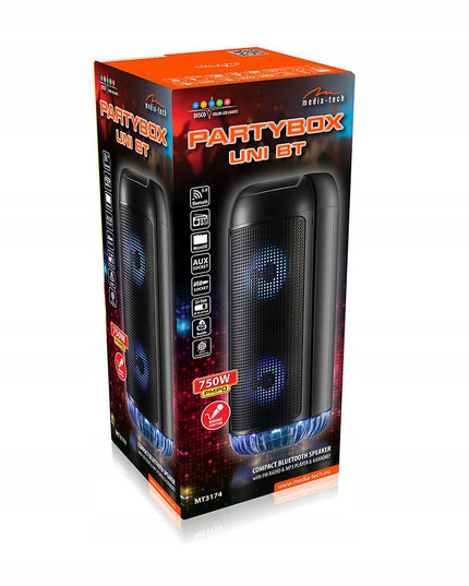 Nešiojamasis garsiakalbis Media-tech Partybox UNI BT juodas 30 W