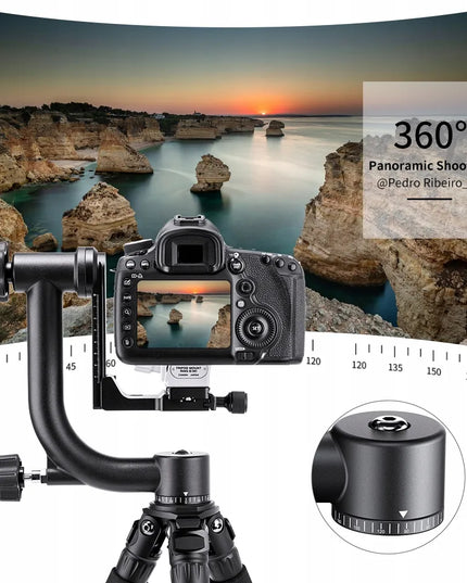 Panoraminė gimbalinė galvutė 360° K&F PRO, 20 kg