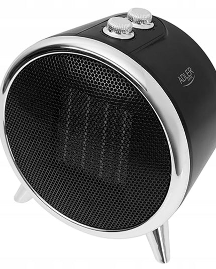 Elektrinis keraminis šildytuvas Adler AD 7742, termostatas, ventiliatoriaus režimas, 1500W