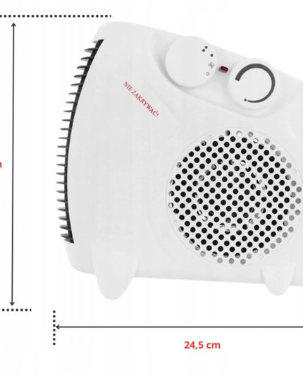 Elektrinis šildytuvas ventiliatorius Volteno 2000W su termostatu