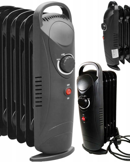 Elektrinis tepalinis radiatorius Volteno 500 W, 5 briaunų, su termostatu