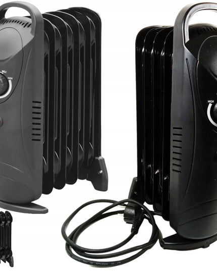 Elektrinis tepalinis radiatorius Volteno 500 W, 5 briaunų, su termostatu