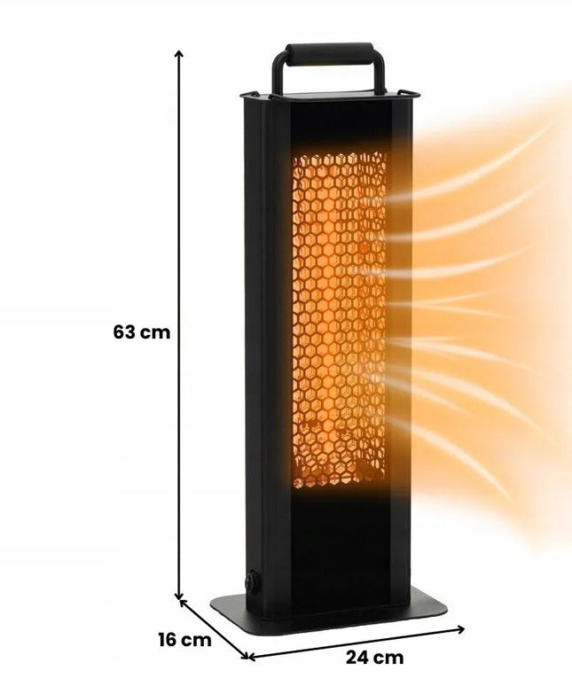 Costway 1200 W infraraudonųjų spindulių elektrinis šildytuvas