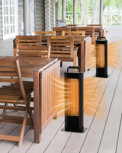 Costway 1200 W infraraudonųjų spindulių elektrinis šildytuvas