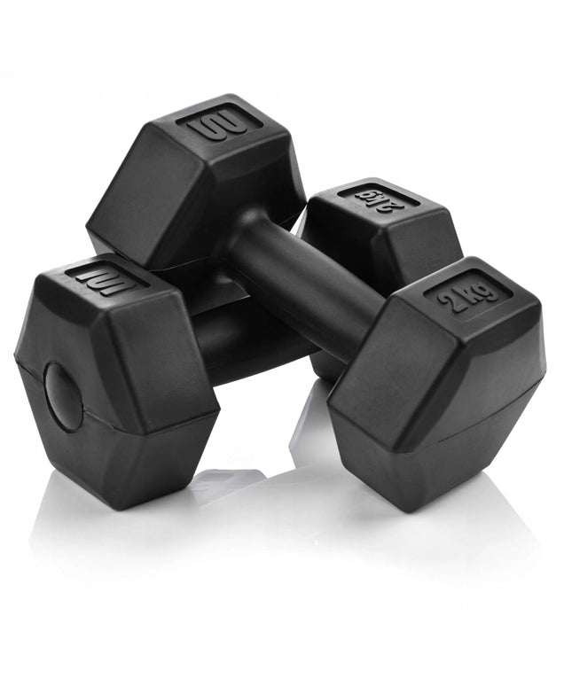 Meteor hanteliai, rinkinys 2x2kg, fitnesas, jėgos treniruotės
