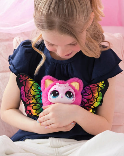 HATCHIMALS BLOOMABLES interaktyvus žaislas KITTYFLY – virtimas drugeliu