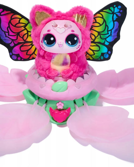 HATCHIMALS BLOOMABLES interaktyvus žaislas KITTYFLY – virtimas drugeliu