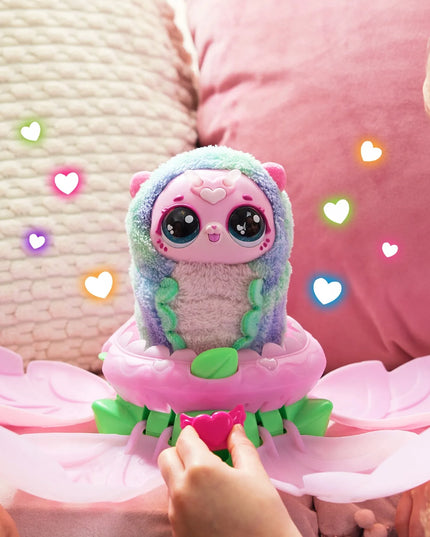 HATCHIMALS BLOOMABLES interaktyvus žaislas KITTYFLY – virtimas drugeliu