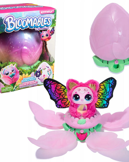HATCHIMALS BLOOMABLES interaktyvus žaislas KITTYFLY – virtimas drugeliu