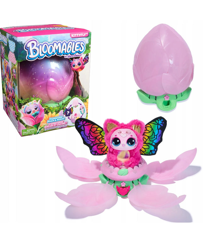 HATCHIMALS BLOOMABLES interaktyvus žaislas KITTYFLY – virtimas drugeliu