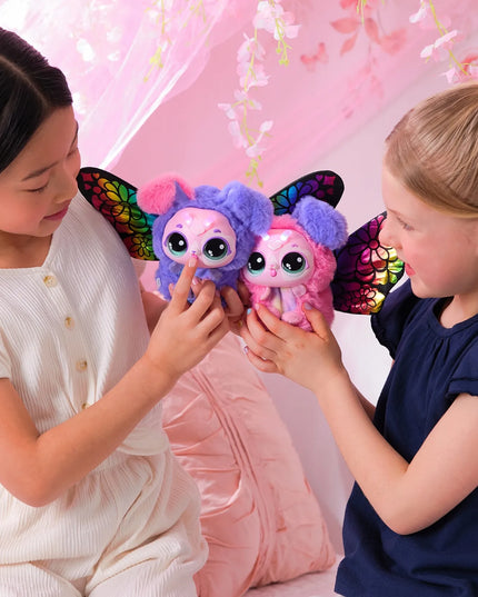 HATCHIMALS BLOOMABLES interaktyvi gėlė Puppyfly su virsmo drugeliu funkcija