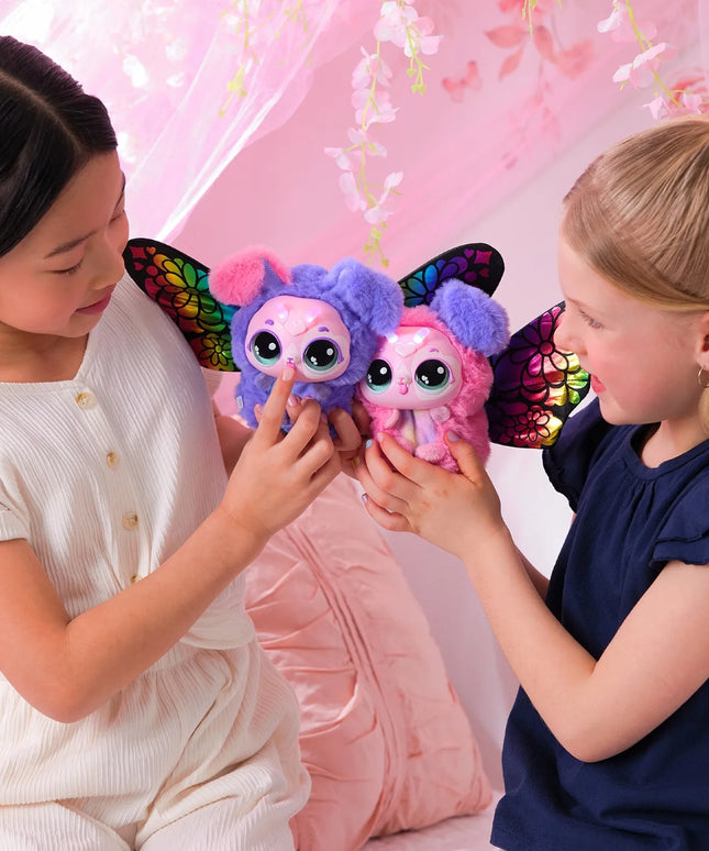 HATCHIMALS BLOOMABLES interaktyvi gėlė Puppyfly su virsmo drugeliu funkcija