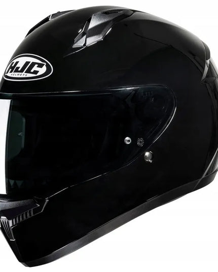 HJC C10 BLACK integralus motociklininko šalmas, juodas