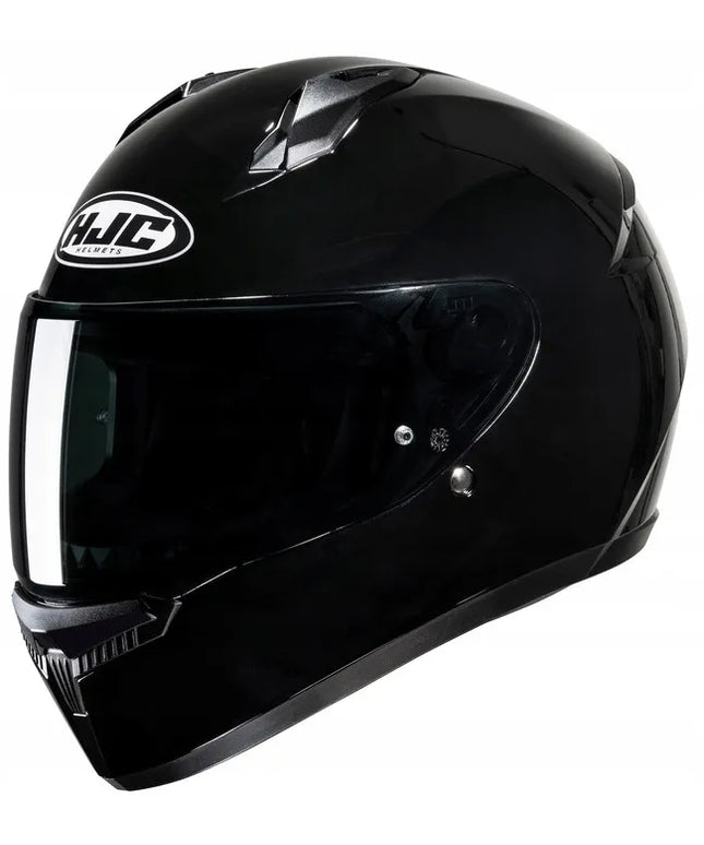 HJC C10 BLACK integralus motociklininko šalmas, juodas